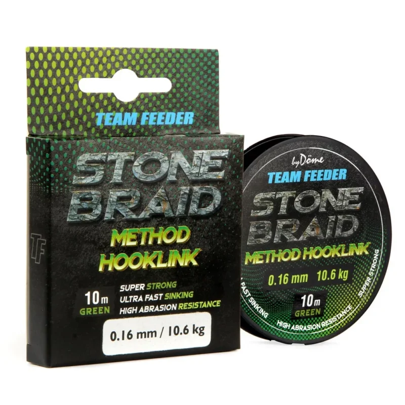 By Döme TF Stone Braid Green Fonott Előkezsinór 10m Ne maradj le