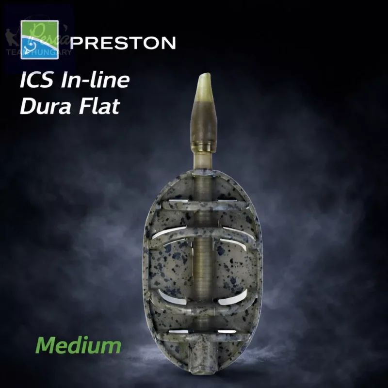 Újdonság Preston ICS In-line Dura Flat Method kosár - MEDIUM