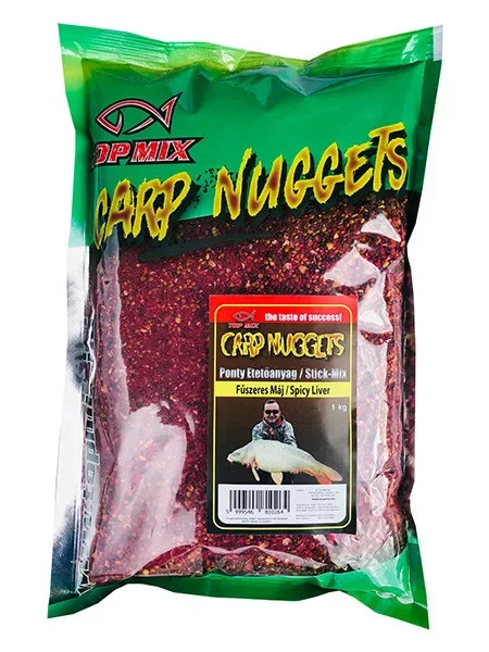Akciós ár Top Mix CARP NUGGETS Fűszeres Máj 1kg