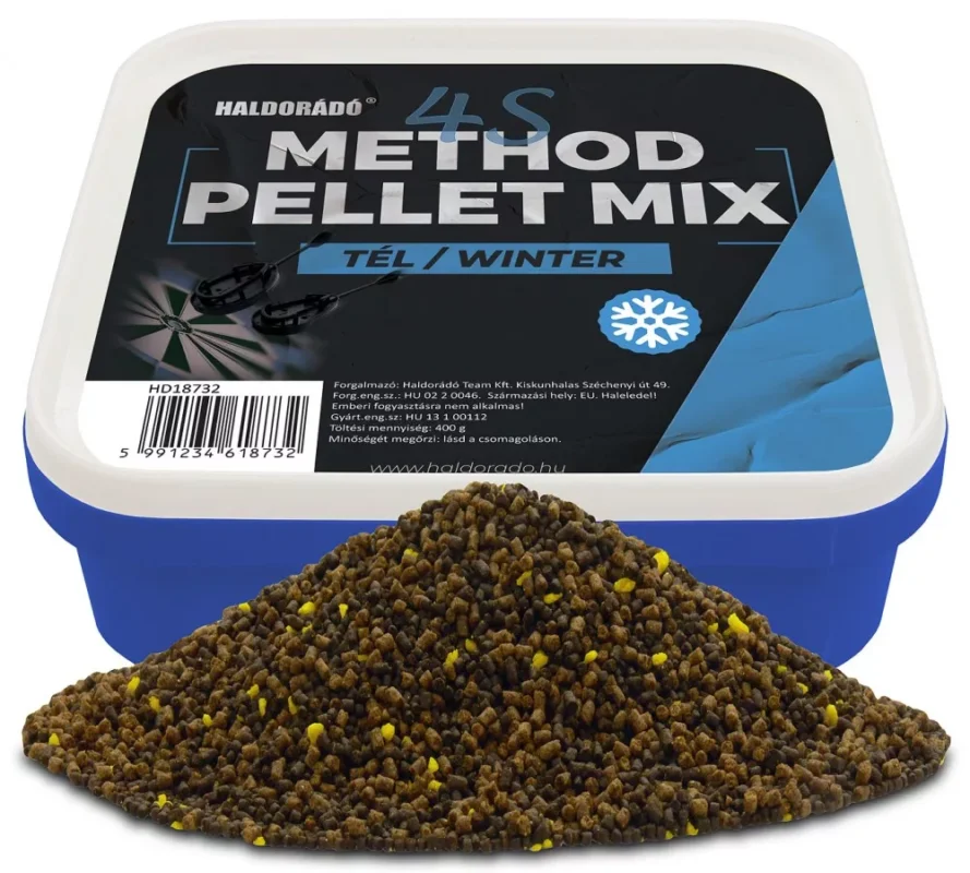 Különleges ajánlat Haldorádó 4S Method Pellet Mix - Tél 400gr