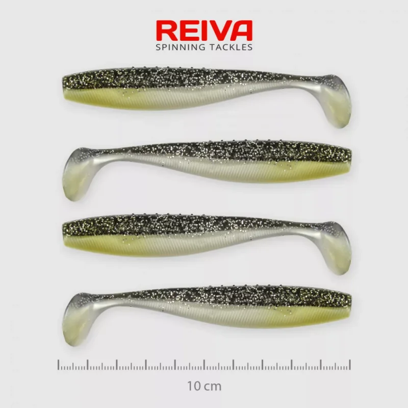Kihagyhatatlan ajánlat REIVA Flat Minnow Shad 10cm 4 db/csomag