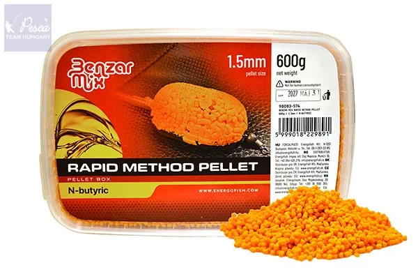 Benzár Rapid Method Pellet Vajsav 600gr Szuper ajánlat
