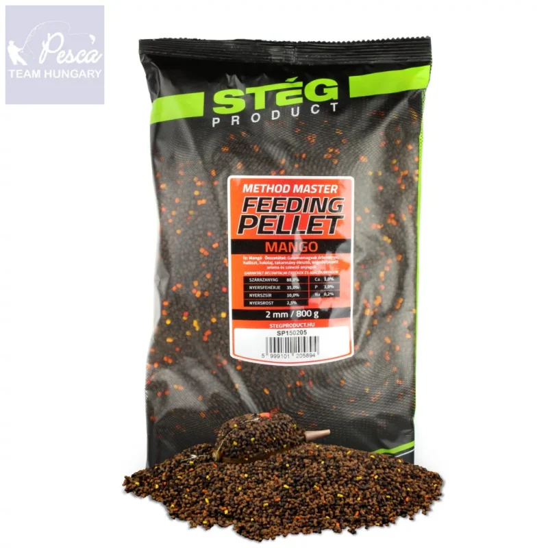 Olcsóbb Stég Feeding Pellet 2mm Mango 800gr