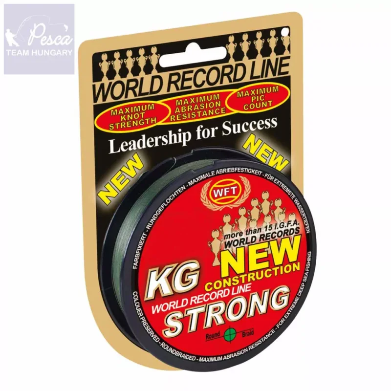 WFT KG Strong Green Fonott Zsinór 250m 0,39mm 67 kg N Azonnali szállítás