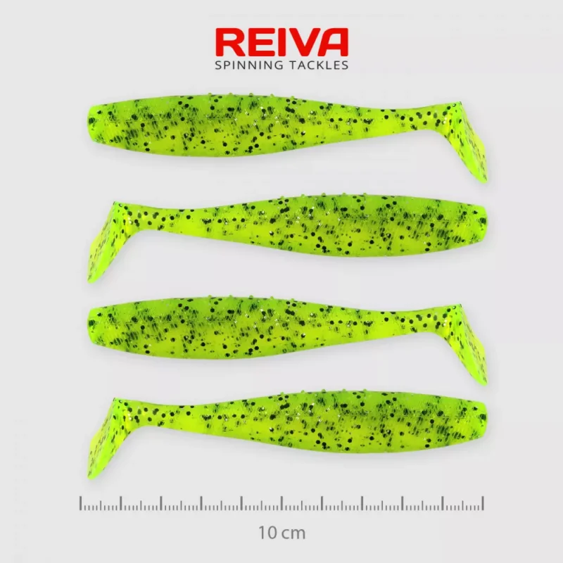 REIVA Flat Minnow Shad 10cm 4 db/csomag Biztonságos fizetés