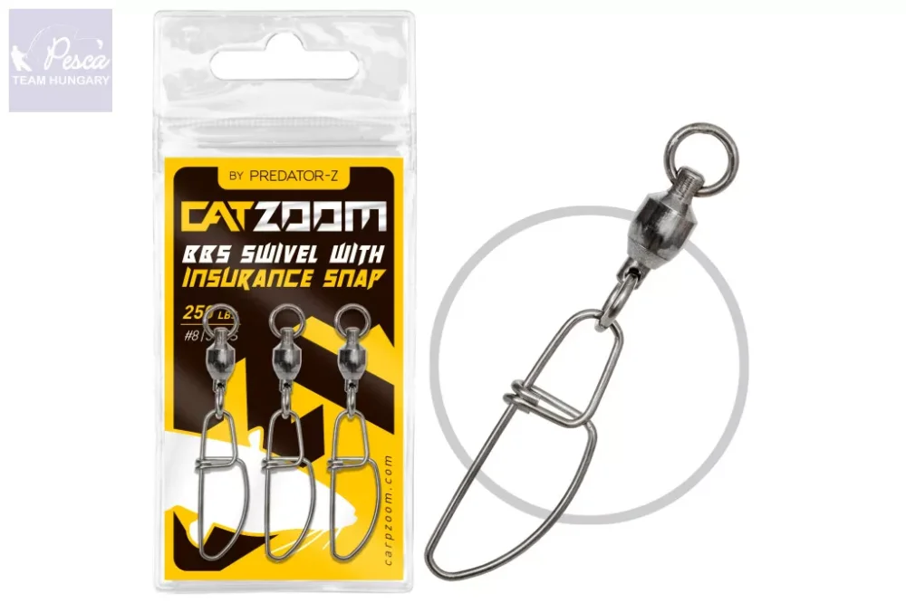 Carp Zoom Catzoom csapágyas harcsázó forgókapocs Biztonságos fizetés