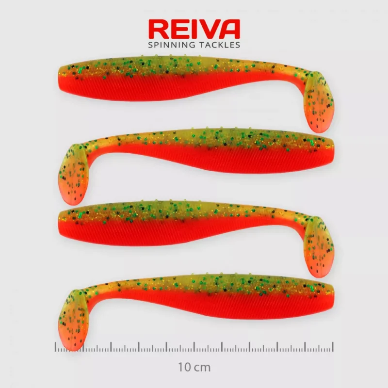 REIVA Flat Minnow Shad 10cm 4 db/csomag Rendeld meg most