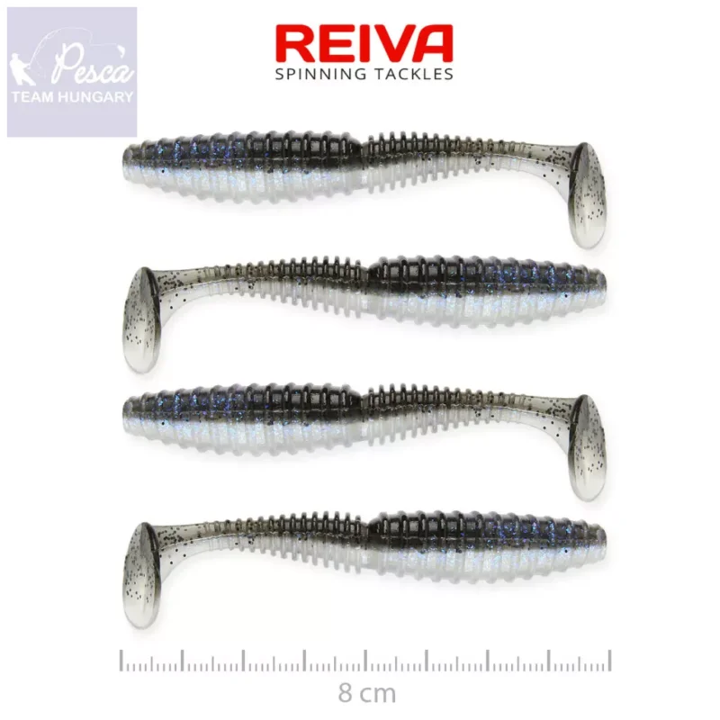 Reiva Zander Power Shad 8cm 4db/cs (Magic Fish) Azonnali szállítás