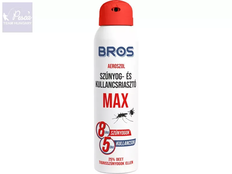 Bros Szúnyog- és kullancsriasztó aerosol Max 90ml Gyors szállítás