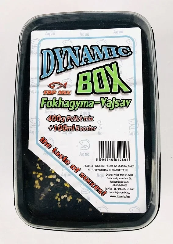 Top Mix DYNAMIC Pellet Box Fokhagyma-Vajsav Kiárusítás