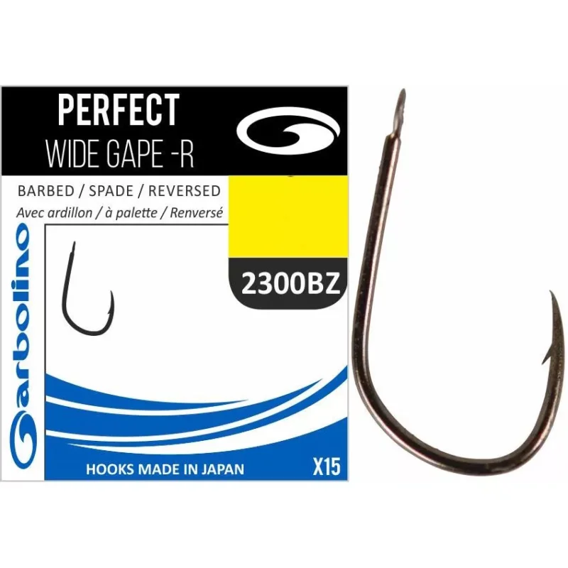 Azonnal elérhető Garbolino Perfect Wide Gape-R 2300BZ 18 Lapkás Szakállas Ponytozó Horog