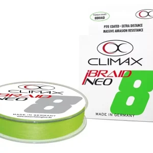 Expressz kézbesítés Climax Ibraid Neo Fonott Zsinór X8 Fluo Chartreuse 135m 0,08mm 4,9kg