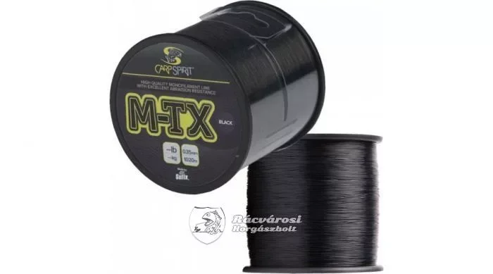 Vedd meg most Sufix CarpSpirit M-TX Black monofil horgász zsinór 1020m 0.35mm