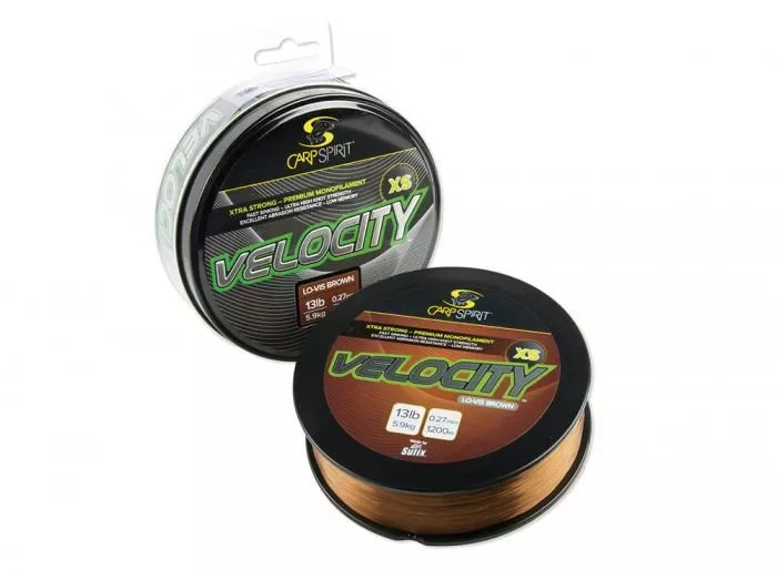 Carp Spirit Velocity XS Monofil Zsinór Green 1200m 0.30mm Nézd meg most