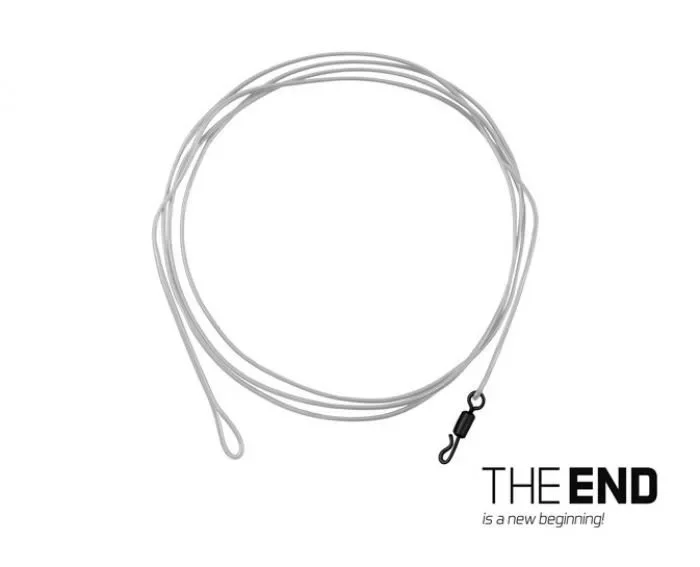 Csak ma Delphin The End FLRcarbon Leader Fluorocarbon Előke 100cm 30lb