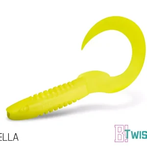Exkluzív ajánlat Delphin twistaX eeltail UVs twister műcsali 15cm yella