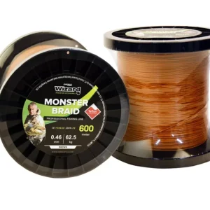 Wizard 12x monster braid harcsás fonott horgász zsinór 600m 0,58mm Gyors kiszállítás