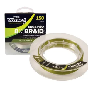 Wizard edge pro 8x braid olive fonott horgász zsinór 150m 0,12mm Utolsó esély