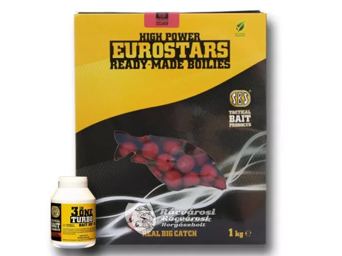 Outlet SBS Eurostar Ready-Made Boilies + 50ml Turbo Bait Dipp Green Crab 20mm