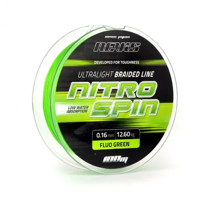 Outlet Nevis Nitro Spin Fonott Zsinór Fluo Green 100m 0.06mm 4.8kg