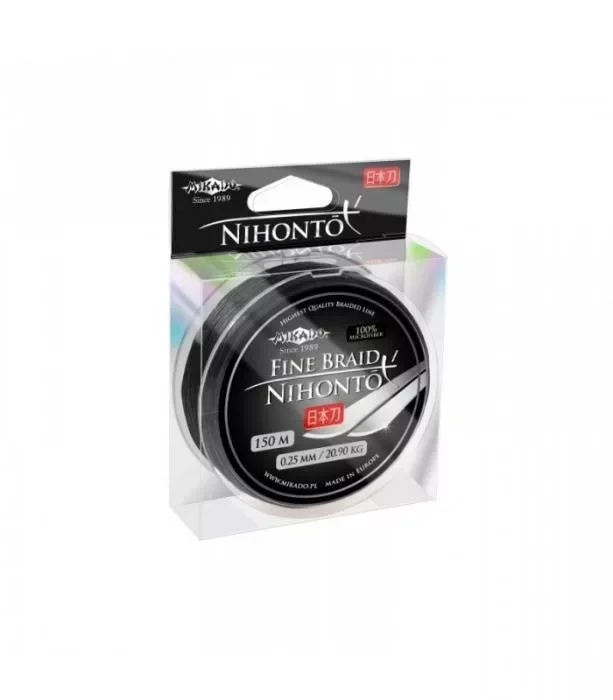 Újdonság Mikado Nihonto Fine Braid Fonott Előke Zsinór 15m 0,10mm