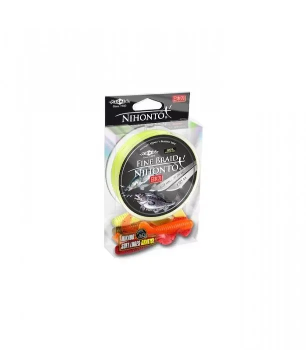 Mikado Nihonto Fine Braid Fluo Fonott Zsinór 150m 0,20mm Népszerű