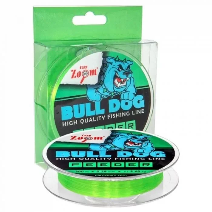 Carp Zoom Bull-Dog Feeder Monofil Zsinór Zöld 300m 0.25mm 7.6kg Különleges ajánlat