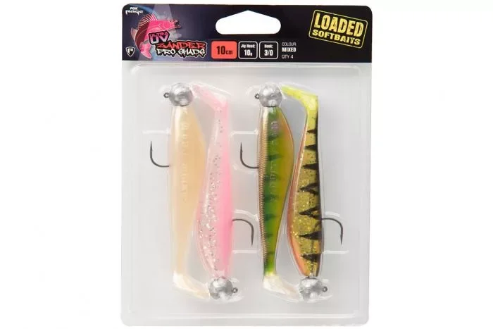 FOX Rage Zander Pro Loaded UV Mixed Colour Packs Gumihalak 10cm Szuper ajánlat