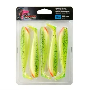 Akció FOX Rage Zander Pro Shad Lemon Tiger Ultra UV Pack Gumihalak 12cm
