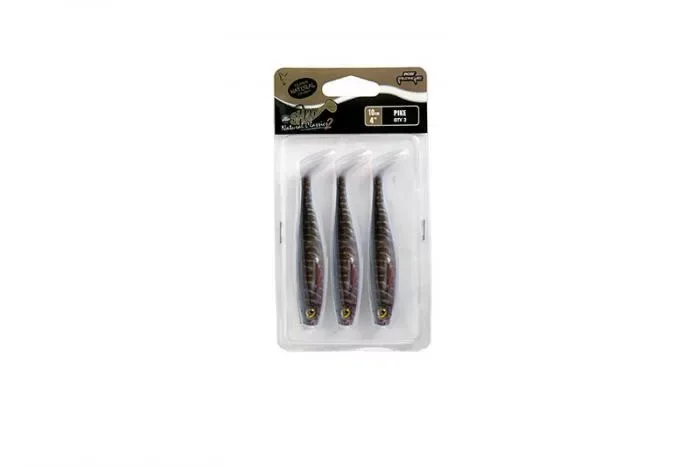 Legkelendőbb FOX Rage Pro Shad Super Natural Pike Packs Gumihalak 10cm