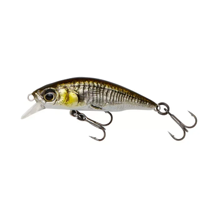 Árcsökkenés Savage Gear 3D Sticklebait Twitch Wobbler 4.5cm 4g Ayu Green Silver