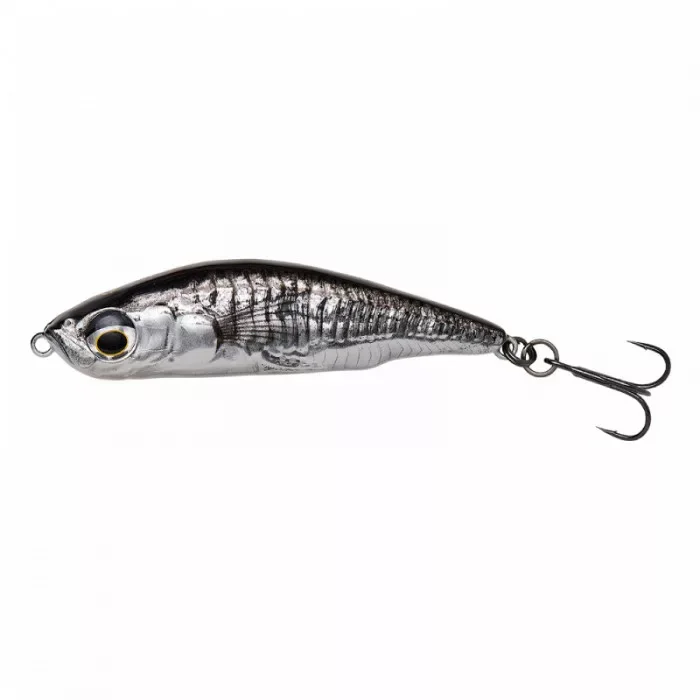 Savage Gear 3D Sticklebait Pencil Wobbler 7,5cm 13g Black Silver Népszerű
