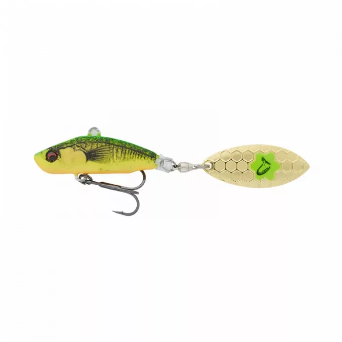 Vásárlói kedvenc Savage Gear 3D Sticklebait Tails Spin Műcsali 7,3cm 13g Firetiger