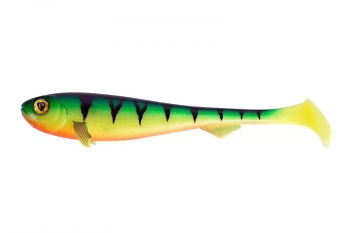 Szuper akció FOX Rage Super Slick Shad Ultra UV Gumihalak 23cm Firetiger
