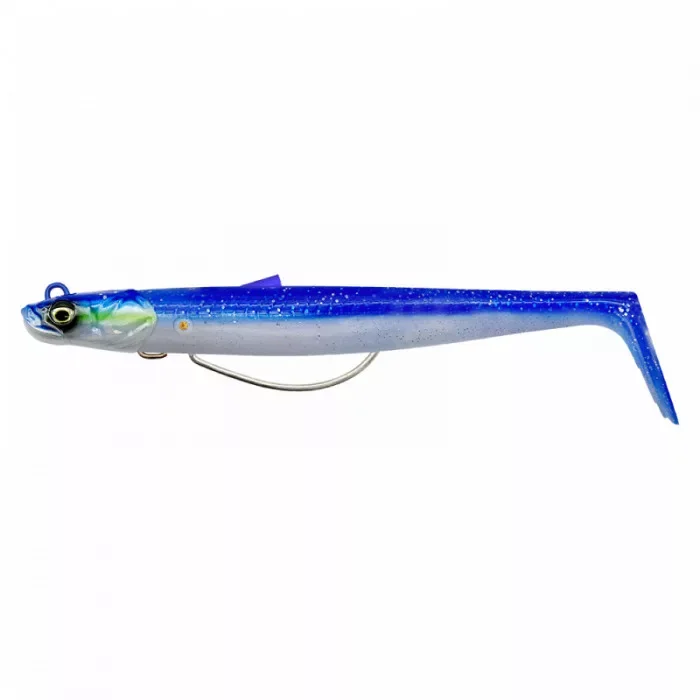 Savage Gear Sandeel V2 Weedless Gumihal 11,5cm 22g Blue Pearl Silver Biztonságos vásárlás