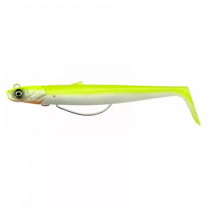 Azonnal elérhető Savage Gear Sandeel V2 Weedless Gumihal 11,5cm 22g Lemon Back