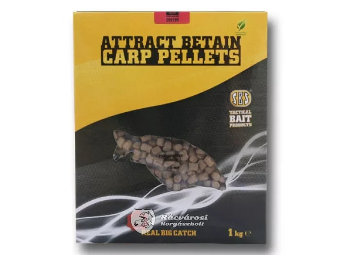 Alacsony ár SBS Attract Betain Carp Pellets 6 mm 1kg strawberry jam