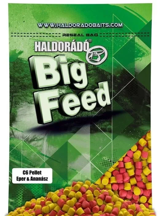 Haldorádó Big Feed C6 Etető Pellet Eper&Ananász 8mm 900g Outlet