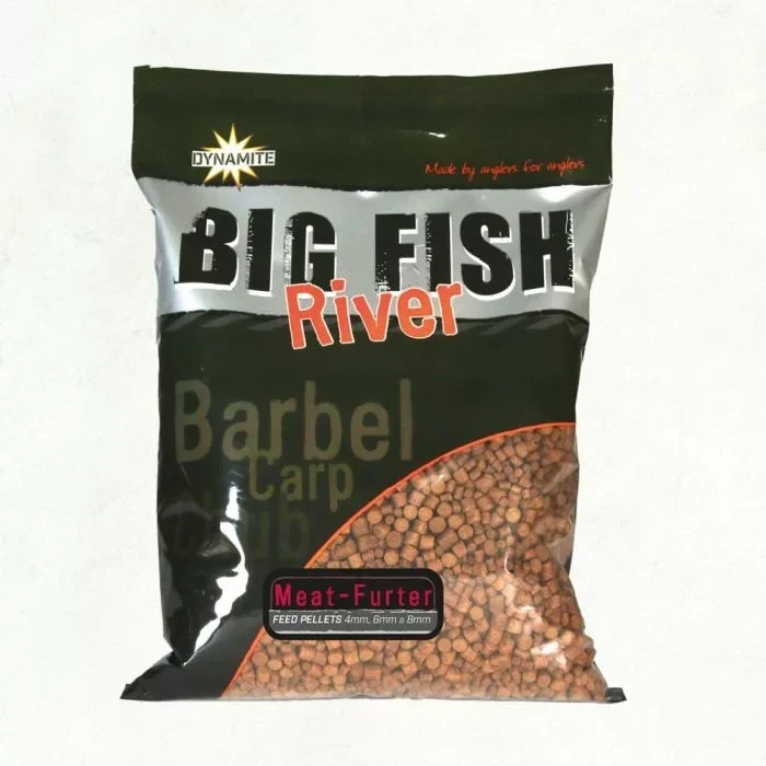 Kihagyhatatlan ajánlat Dynamite Baits Big Fish River Meat Etető Pellet 4,6,8mm 1,8kg (DY1368)