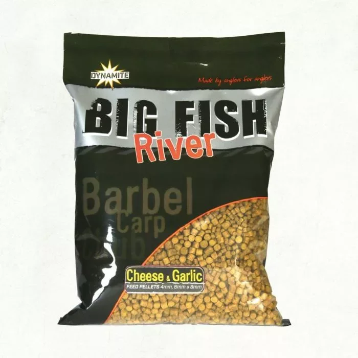 Legkelendőbb Dynamite Baits Big Fish River Cheese&Garlic Horogcsali 20mm (DY1386)