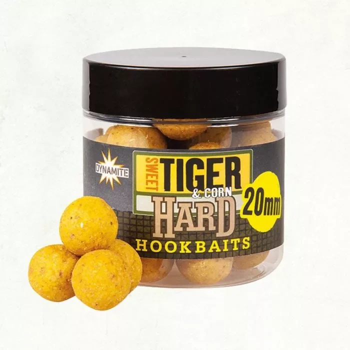 Dynamite Baits Big Fish Sweet Tiger & Corn Range Hard Hookbaits Csali 20mm (DY1584) Outlet