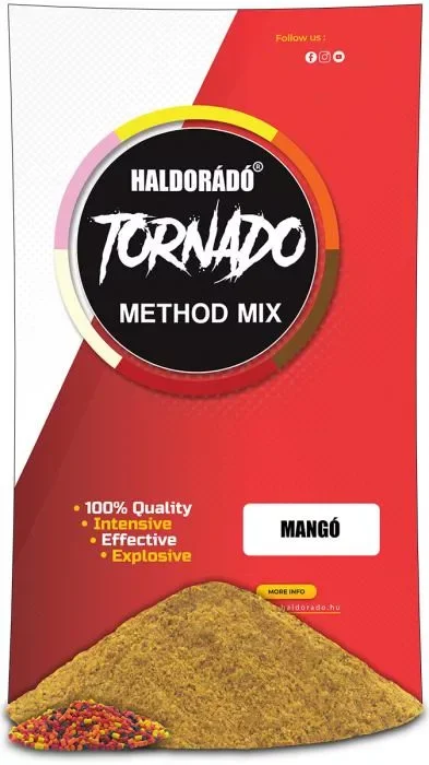 Expressz szállítás Haldorádó Tornado Method Mix Etetőanyag Mangó 500g