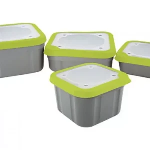 Ajánlat FOX Matrix Grey Lime Bait Boxes Solid Lids 3.3pt Csalis Doboz