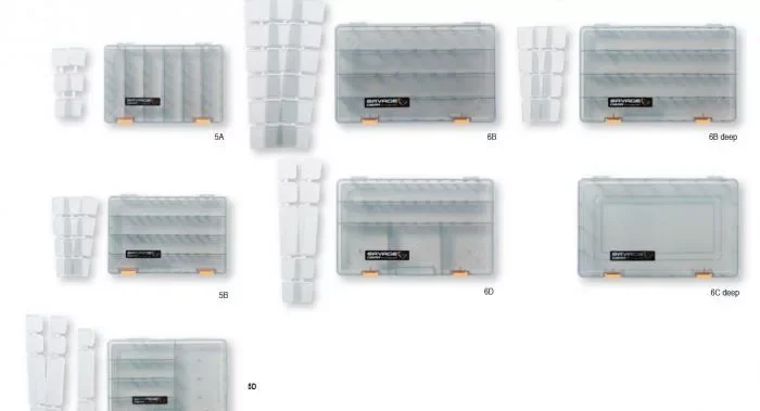 Gyors kiszállítás Savage Gear Lureboxes 5-6 Műanyag Doboz 5B 27,5x18x4,5cm