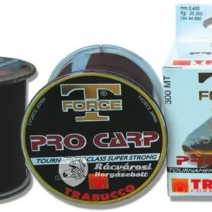 Akció Trabucco T-Force Pro Carp Monofil Pontyozó Horgász Zsinór 300m 0.40mm 21.15kg