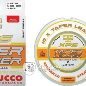 Rendeld meg most Trabucco T-Force Taper Leader 15m 0.20mm-0.50mm Dobó Előke Zsinór