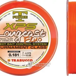 Trabucco T-Force Longcast Fluo 1200m 0.250mm Monofil Horgász Zsinór Azonnali szállítás