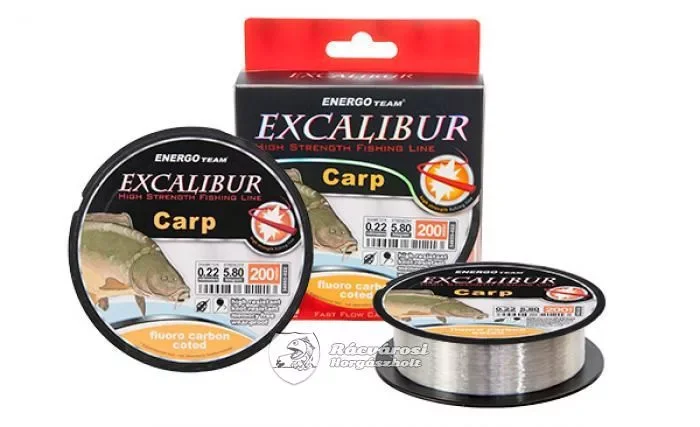 Energo Team Excalibur Carp 200m 0,22mm Fluoro Carbon Zsinór Azonnal elérhető