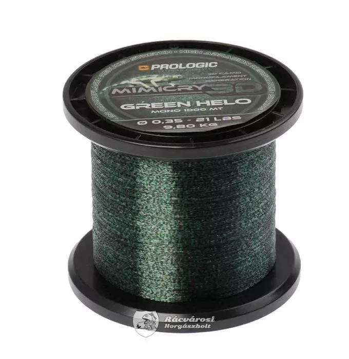 Ajánlat Prologic Mimicry Green Helo 1000m 0,40mm Monofil Horgász Zsinór