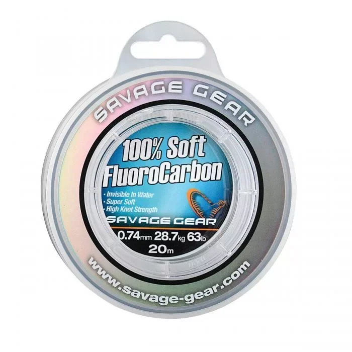 Savage Gear Soft Fluoro Carbon 15m 1mm Előkezsinór Outlet